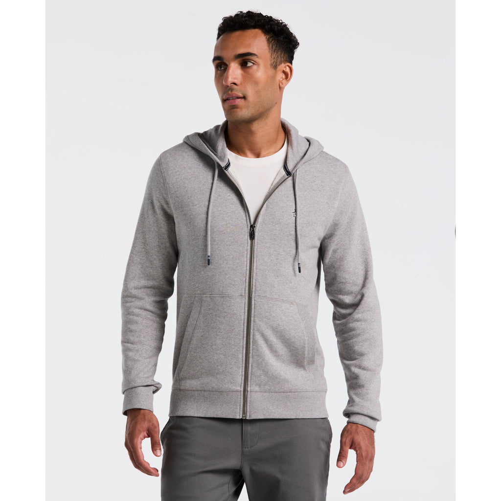 Sticker Pete Full Zip Hoodie Rain Heather
