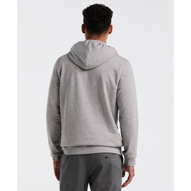 Sticker Pete Full Zip Hoodie (Rain Heather) Back