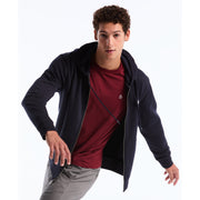 Sticker Pete Full Zip Hoodie (Dark Sapphire) Front Alt