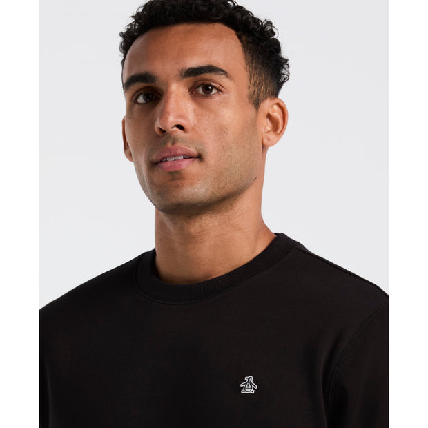 Sticker Pete Sweatshirt (True Black) Detail