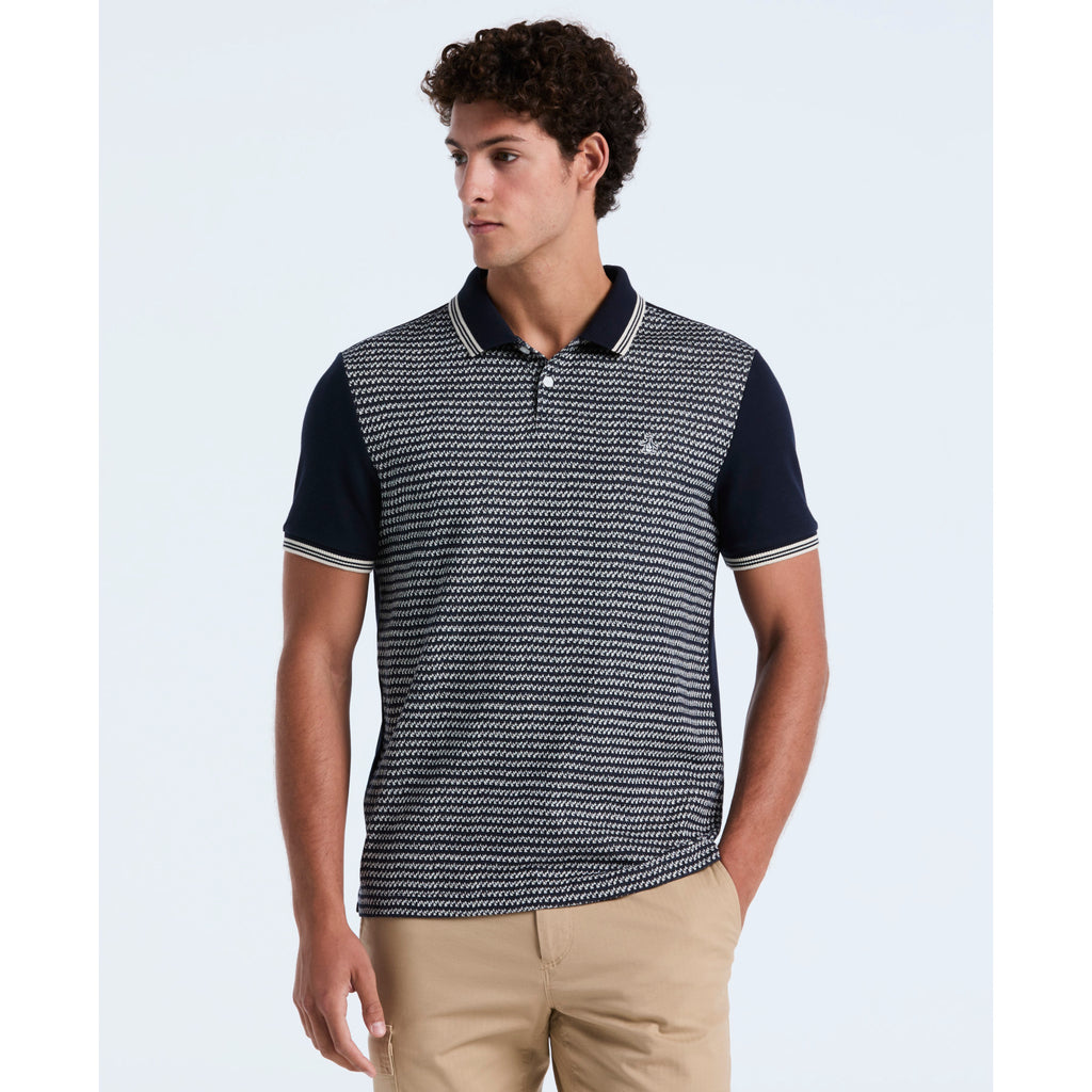 Mini Jacquard Polo Shirt Dark Sapphire