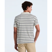 Flags Print Polo Shirt (Birch) Back