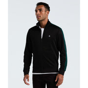 Double Knit Track Jacket (True Black) Front