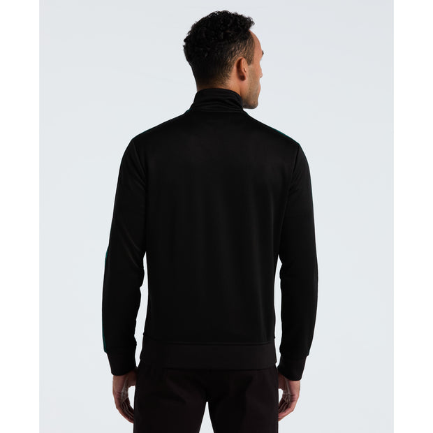 Double Knit Track Jacket (True Black) Back