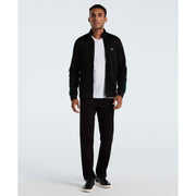 Double Knit Track Jacket (True Black) Styled