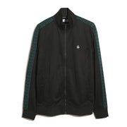 Double Knit Track Jacket (True Black) Flat