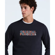 Plaid Logo Graphic Sweatshirt In Sapphire Heather