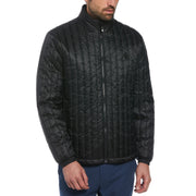 Quilted Jacket (True Black) Front