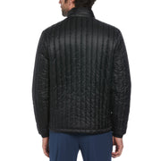 Quilted Jacket (True Black) Back