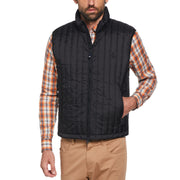 Quilted Gilet (True Black) Front