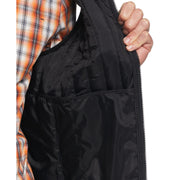 Quilted Gilet (True Black) Inside
