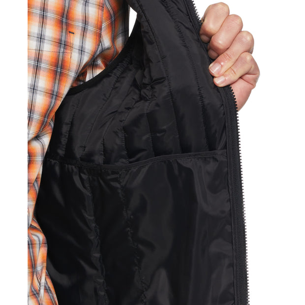 Quilted Gilet (True Black) Inside