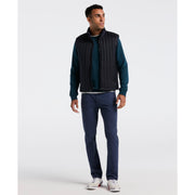 Quilted Gilet (Dark Sapphire) Styled