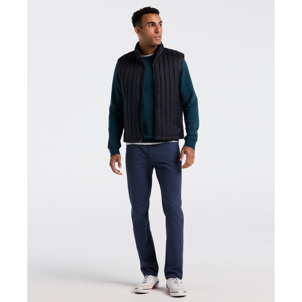 Quilted Gilet (Dark Sapphire) Styled