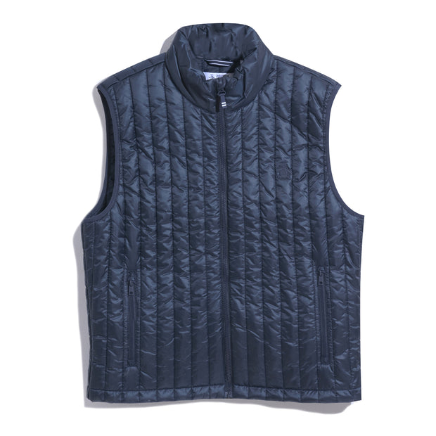 Quilted Gilet (Dark Sapphire) Flat