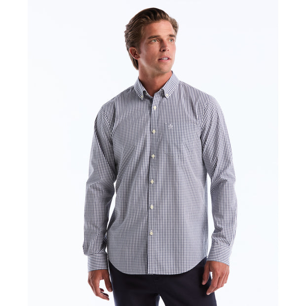 Gingham Shirt (Sargasso Sea) Front