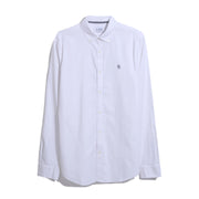Ecovero Oxford Stretch Shirt (Bright White) Flat