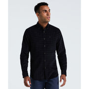 Corduroy Check Shirt (Dark Sapphire) Front