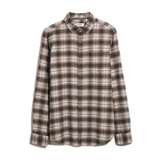 Plaid Flannel Shirt (Tigers Eye) Flat