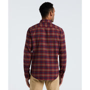 Plaid Flannel Shirt (Cabernet) Back