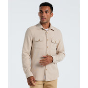 Double Weave Overshirt (Birch) Front