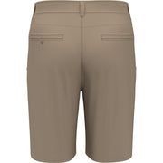 Flat Front Solid Golf Shorts In Chinchilla