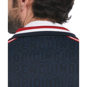 Double Knit Logo Track Jacket In Dark Sapphire