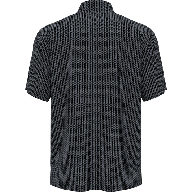 Golf-Poloshirt mit durchgehendem Pete-Print in Kaviar