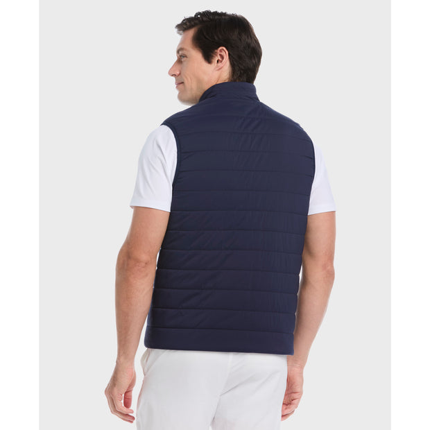 Reversible Insulated Golf Gilet (Black Iris) Back