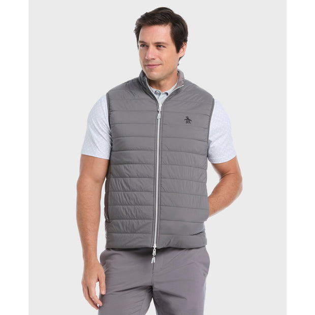 Reversible Insulated Golf Gilet (Quiet Shade) Front