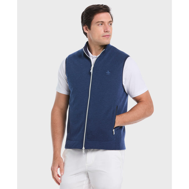 Reversible Insulated Golf Gilet (Black Iris) Reverse