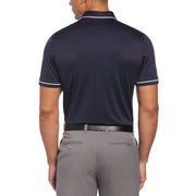 Technical Earl Short Sleeve Golf Polo Shirt In Black Iris