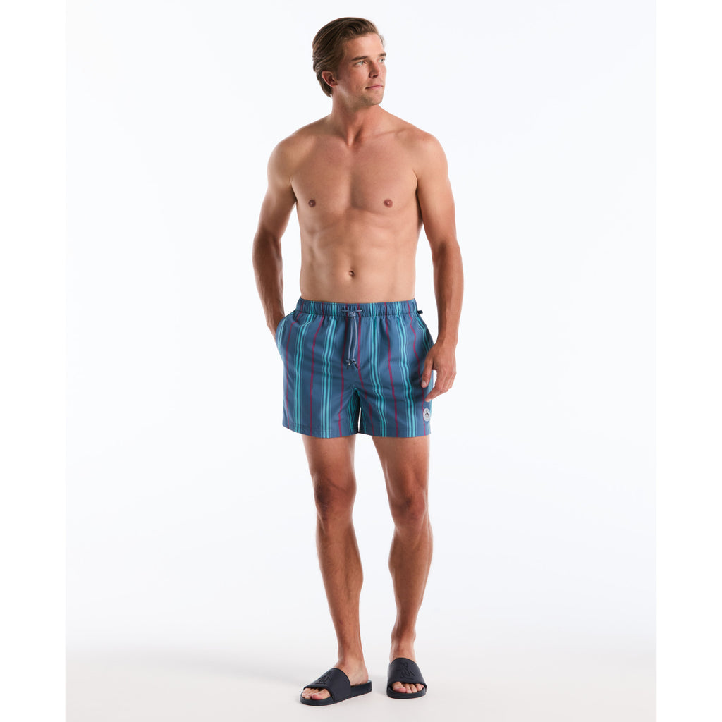 Box Stripe Swim Shorts Copen