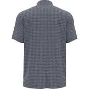Original Geometric Print Short Sleeve Golf Polo Shirt In Caviar