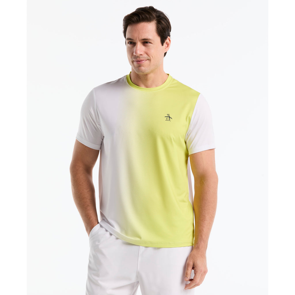 Vertical Ombre Tennis T Shirt Sulphur Spring