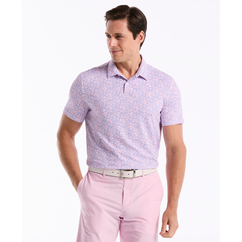 Theory Gingham Golf Polo Pirouette