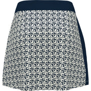 Women's Geo Print Golf Skort In Black Iris