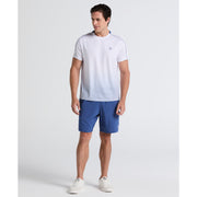 Ombre Net Graphic Performance Tennis T-Shirt (Bright White) Styled