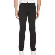Flat Front Pete Performance Golf Trouser In Caviar