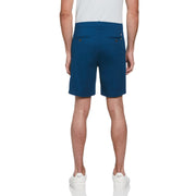 Basic Recycled Cotton Chino Shorts In Poseidon Blue