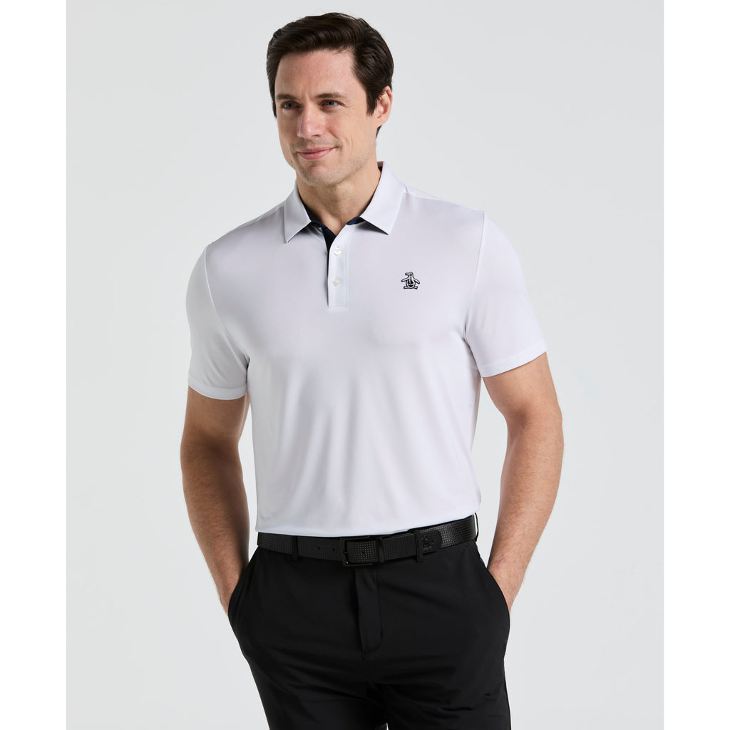 Block Design Golf Polo Bright
