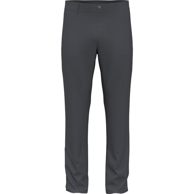 Flat Front Solid Golf Trousers In Quiet Shade