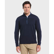Quarter Zip Golf Pullover (Black Iris) Front