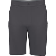 Flat Front Solid Golf Shorts In Quiet Shade