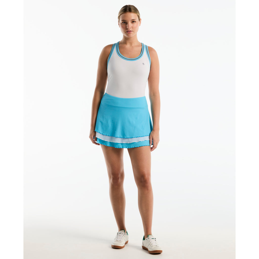 Lettuce Edge Tennis Skort Aquarius