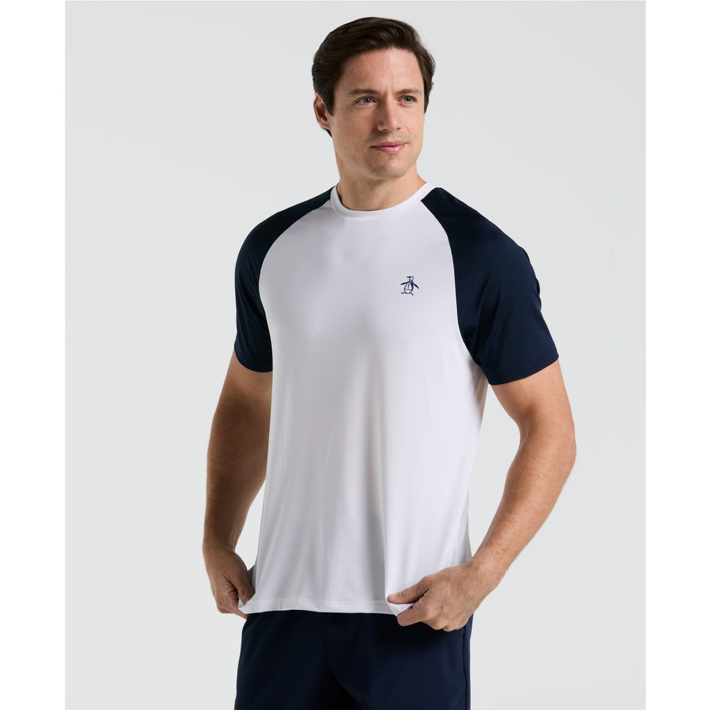 Blocked Performance Tennis T Shirt Bright