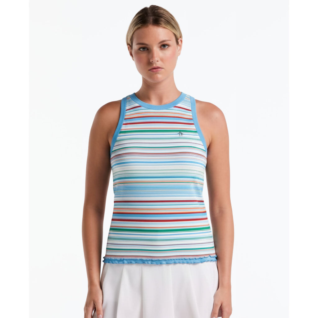 Lettuce Edge Tennis Tank Top Aquarius