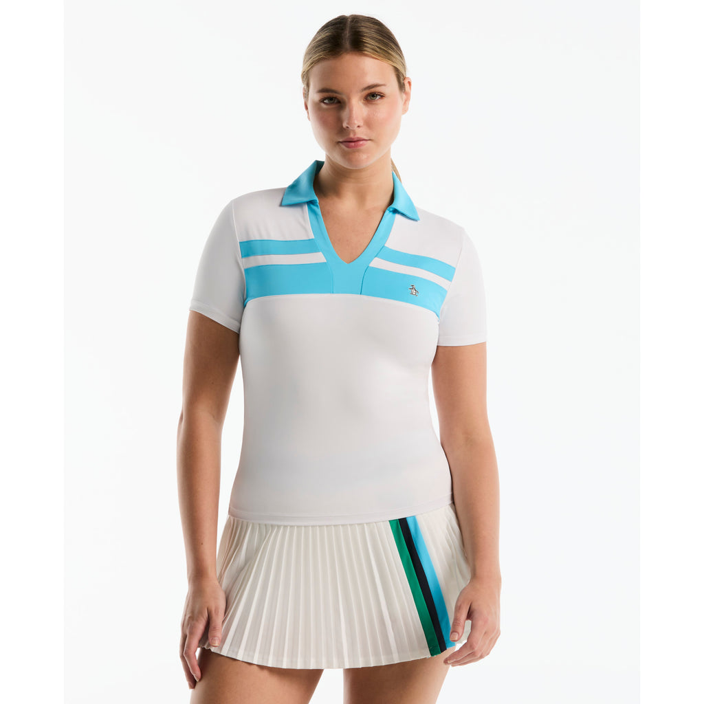 Block Tennis Polo Tank Bright