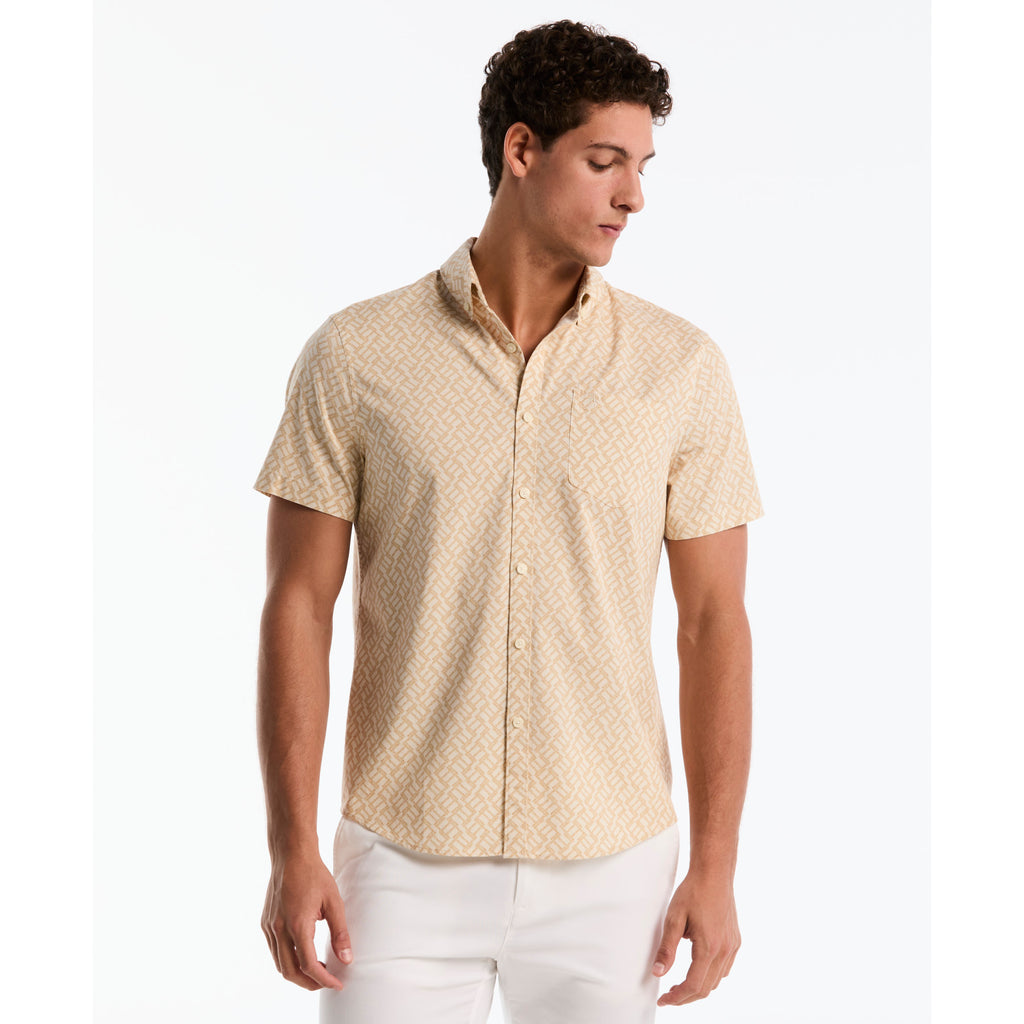 Rattan Stripe Short Sleeve Shirt Birch