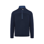 Quarter Zip Golf Pullover (Black Iris) Flat